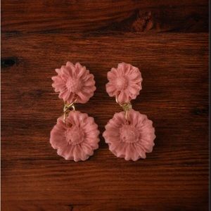 Polymer handmade Floral earrings 🌸😊